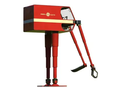 Pedipulator concept 1962 3D model