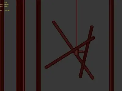 Hanging Lamp Karol by Romatti 3D model