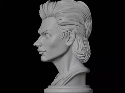 Solar Guardian Statue Bust 3D print model