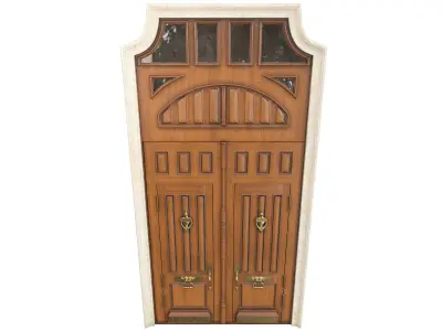 Entrance classic door 86 3D model