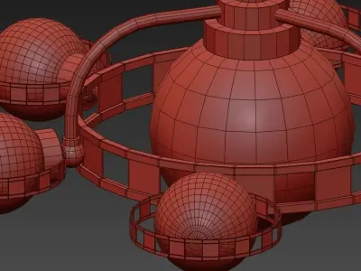 OLYMPUS CHANDELIER 3D model