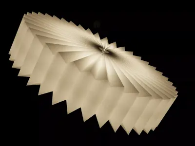 STRALA Origami Pendant Lamp Shade 3D model