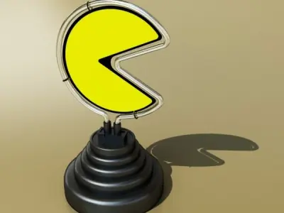 Pacman Table Lamp 3D model