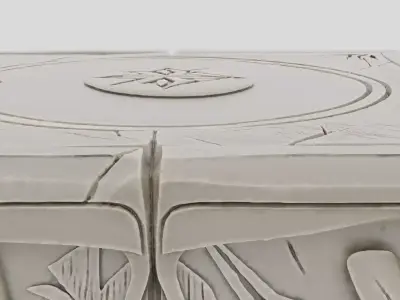 Arcane Ritual Altar for 3D print 3D model