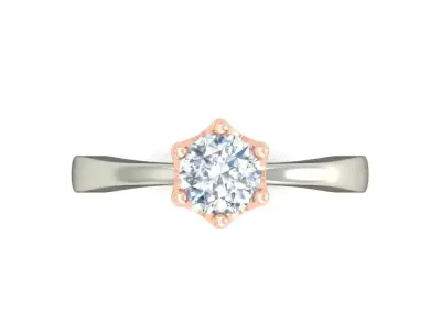 Women Ring  Render 3dm STL OBJ FBX Details 3D print model 101