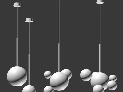 Giopato Coombes Bolle 4 and 6 Bubbles Set 3D model