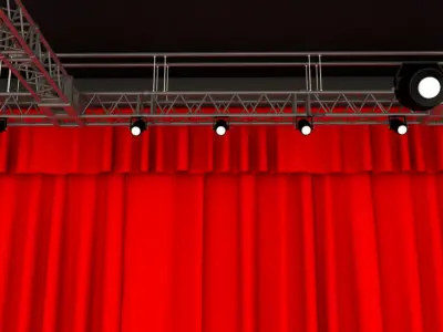 Full Theater Stage 3D model