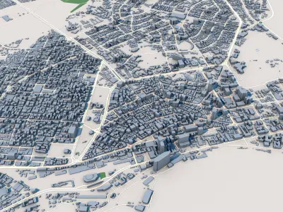 Dar es Salaam City Tanzania 3D model