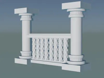 Concrete Baluster 3D print model