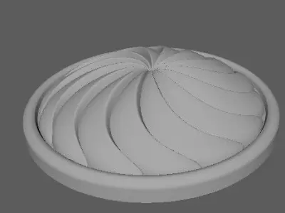 rosette ornament 3D model get