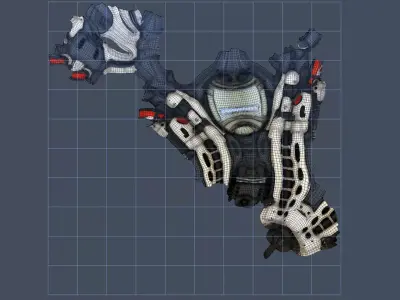 Phantom Rail Low-poly 3D model