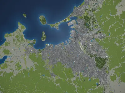 Top 10 Cities in Japan 3D Model Pack