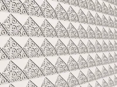 3D old archive building Almaty Kazakhstan 3D model