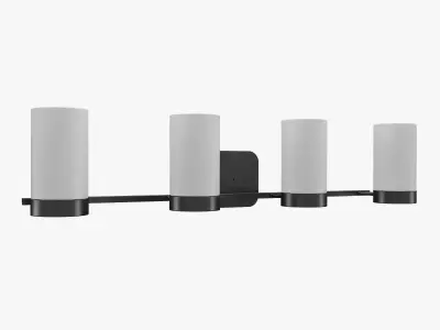 Elevate 4-Light Bath Vanity Wall Light 3D model