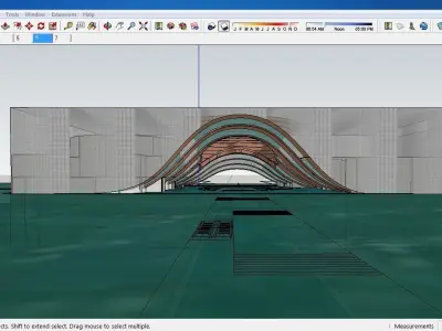 Sketchup Cultral Center E2 3D model