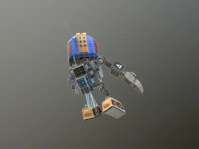 MailBot - BROOT Low-poly 3D model
