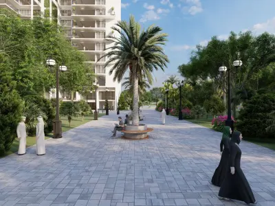 Hotel Arabic 3D model