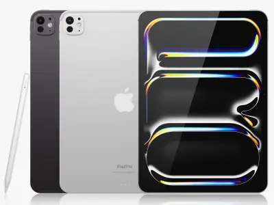 Apple iPad Pro M4 11-inch All Colors 3D model