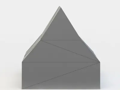 Third floor Low-poly 3D model