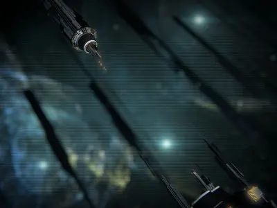 In the core 3D model