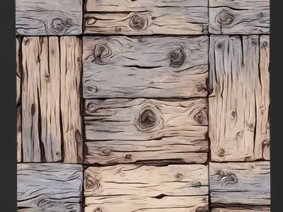 Stylized Wood Seamless Texture  Texture