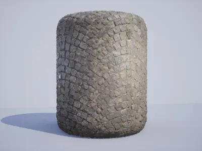 Set Cobblestone 01- 8 Tileable  PBR Textures 4K Photogrammetry  Texture