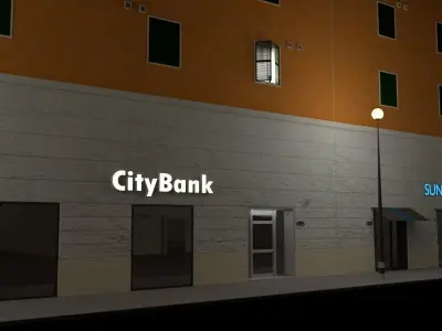Building 13 3D model purchase