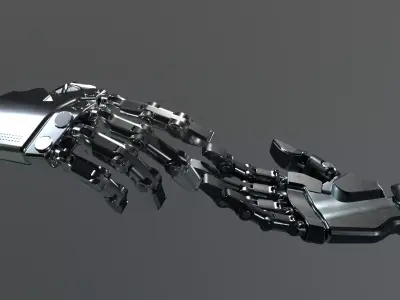 Robohands Low-poly 3D model