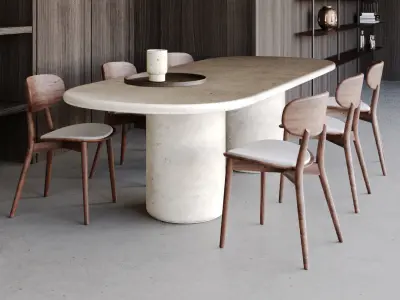 Modern Dining Room 3D model purchase