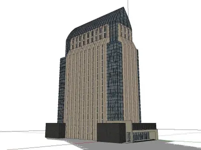 vacation spot-Resort-Fashion Leisure Hotel-0118 3D model