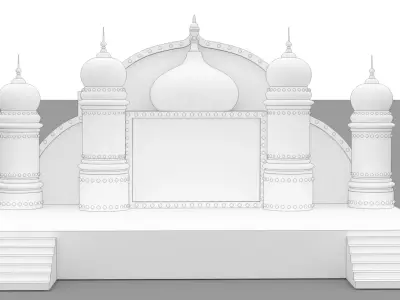 Indian Stage  3D model