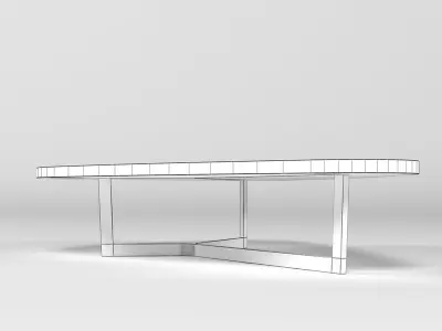B and B Italia Seven Couchtable 3D model