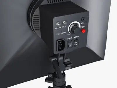 Studio Softbox Light M 1 3D model