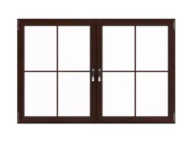 Wooden Window 07 3D model