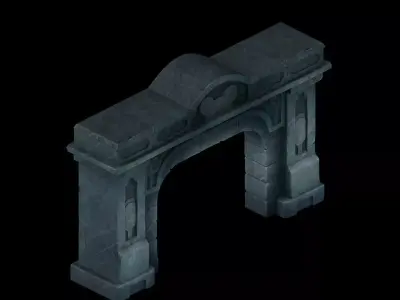 The Palace - Shimen 02 3D model