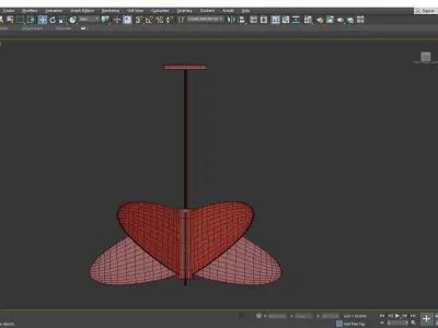 Damien Langlois Meurinne chandelier Low-poly 3D model