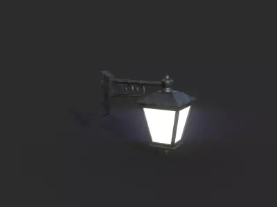 Wall Lamp 2 Low-poly 3D model