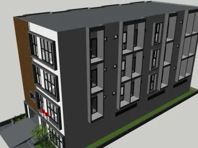 Highrise office building 3d  3D model