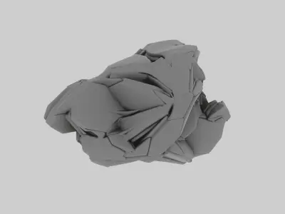 Scifi hard surface kitbash 3D model