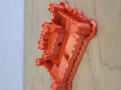 medieval castle 3D print model 3D print model