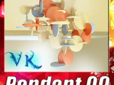 Modern Pendant Lamp 3D model