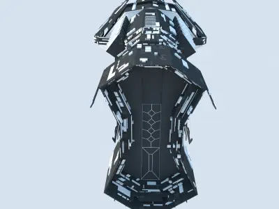 Spaceship Cargo Ultra MAX 2011 3D model