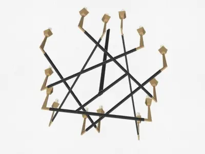 Belmondo Chandelier by Gregorius Pineo 3D model