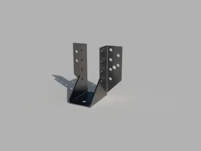 Metal Bracket Free 3D model