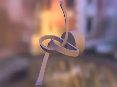 Wall Lamp 3D model 10