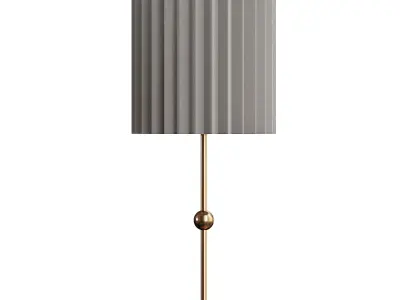  Marceau Boule Polished Brass Table Lamp 3D model
