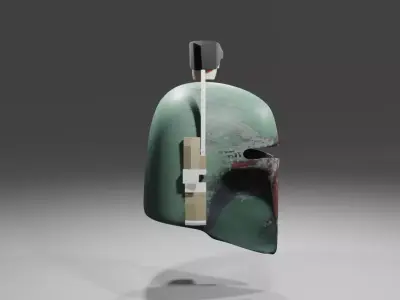 mandalorian Boba Fett Helmet 3D model