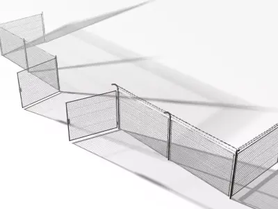 Rabitz fence 40000 tris 3D model