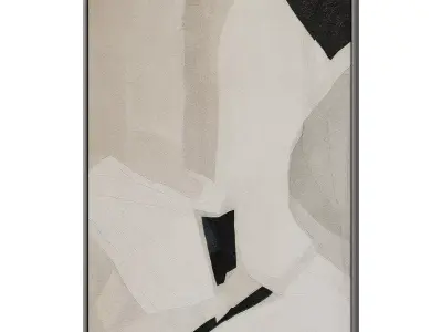 Abstract Painting Frame set 3D model 661