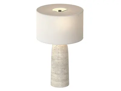 Sarezzo Stone Tapered Table Lamp 3D model
